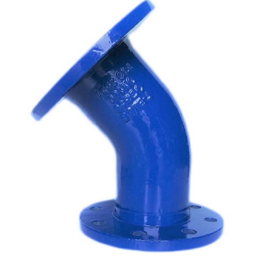 Cút gang BB 45 độ 