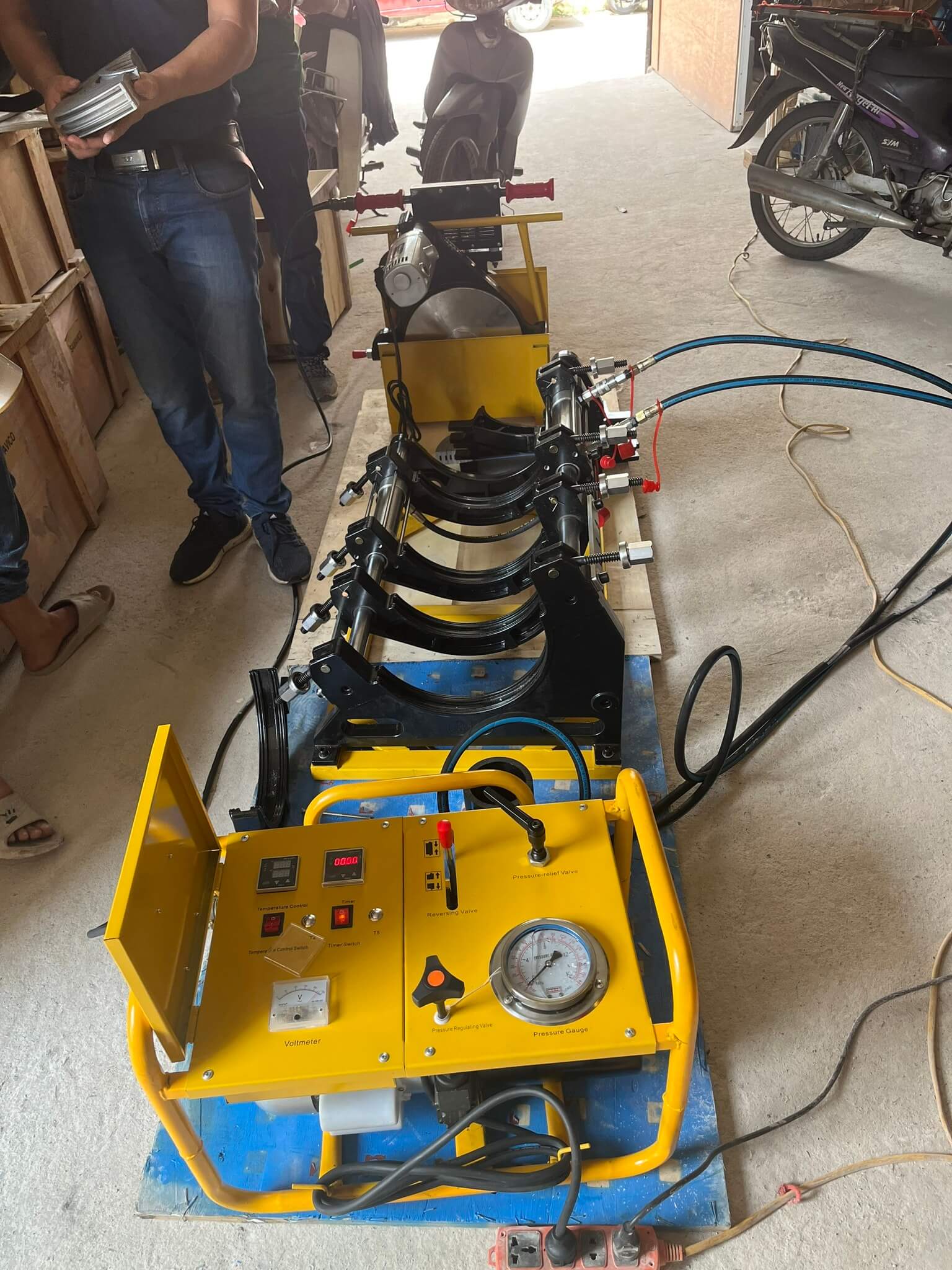Máy hàn ống HDPE tại SAWAVICO