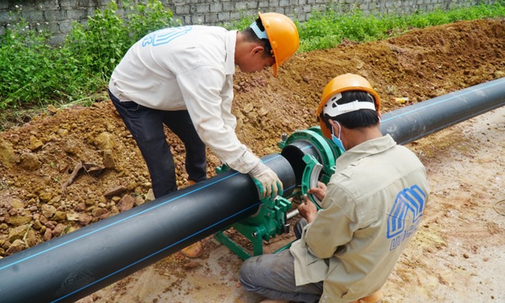Sử dụng máy hàn ống HDPE trong thi công