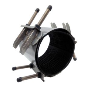 Đai sửa chữa inox 2 mảnh thân SUS304 gioăng cao su